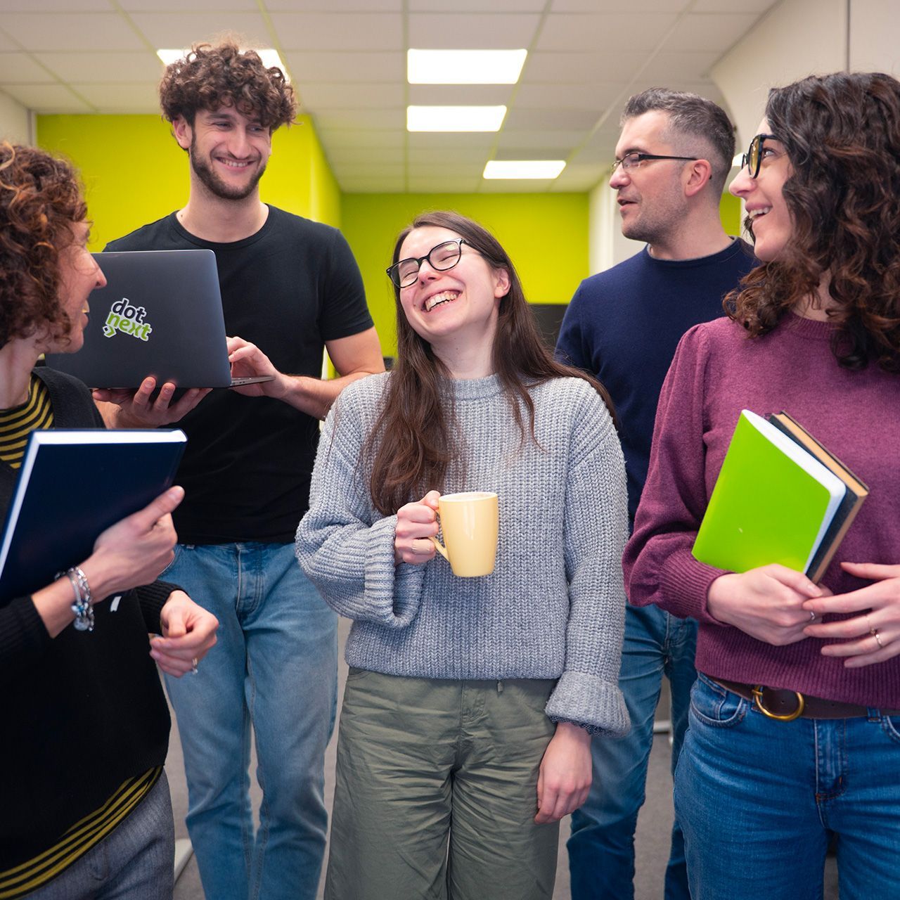 /cmsil team di Dot Next tra una riunione e l'altra