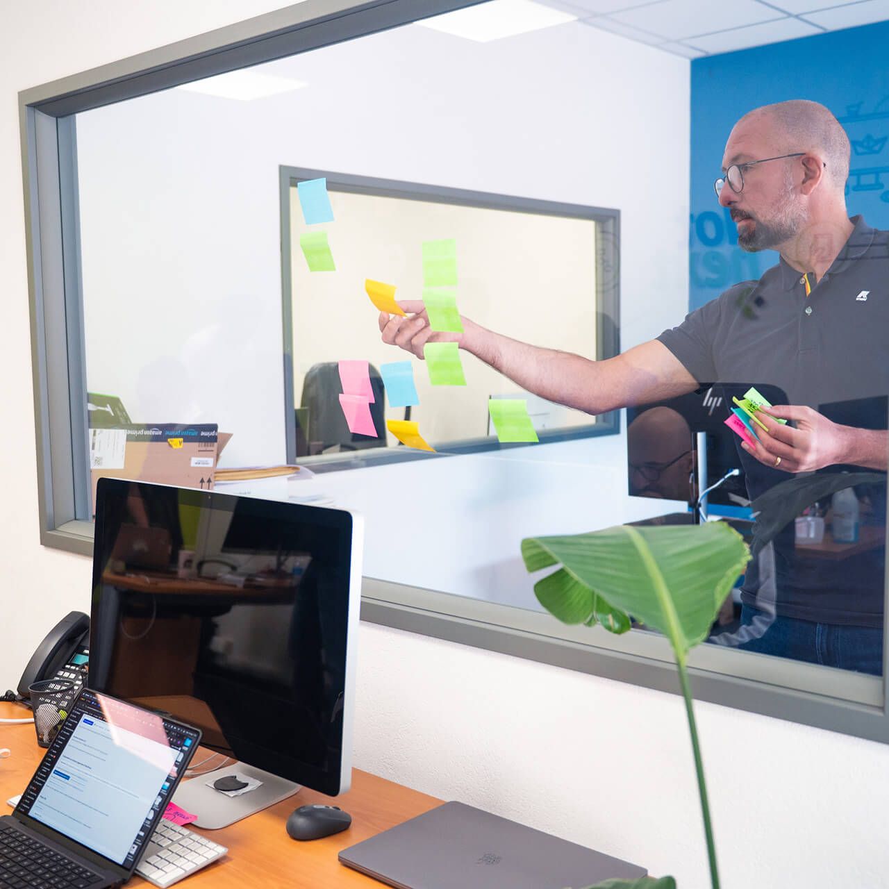 Una sessione di design thinking