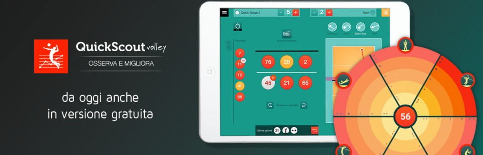 Prova quick scout volley, l'app per gli allenatori di pallavolo, gratis